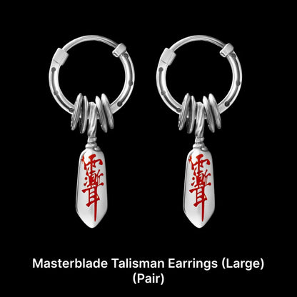 Masterblade Talisman Earrings (Large)