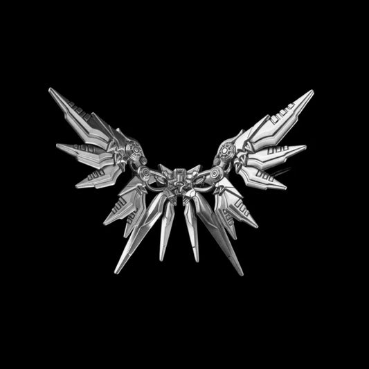 Silver Mech Aegis Wings Details 01