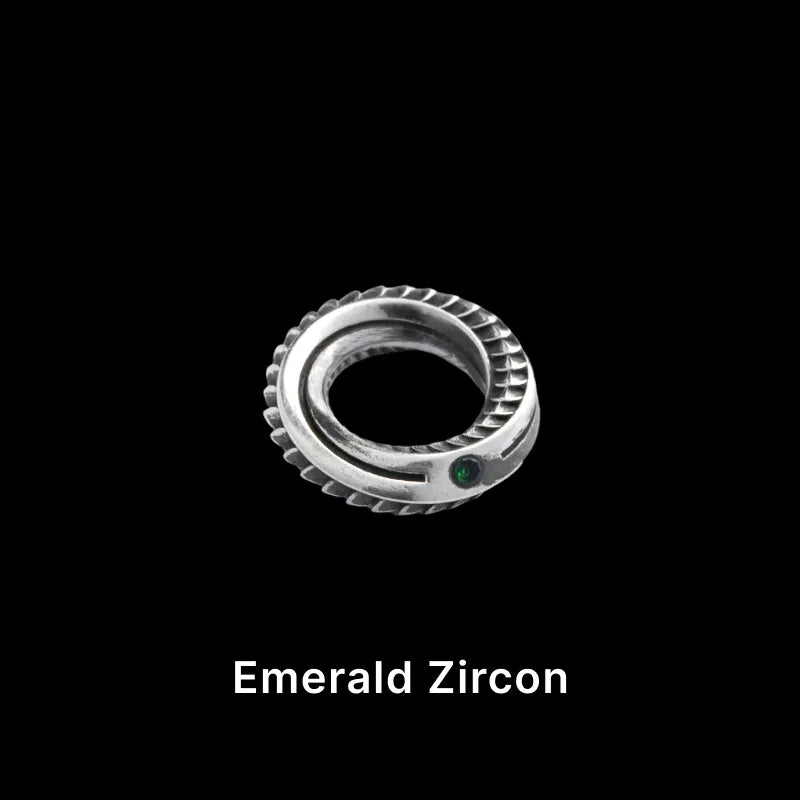 Symbolic Silver Snake Scales Ring – Eternity & Strength – COPPERTIST.WU