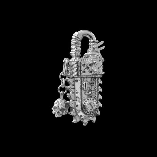 Rustborn Chainsaw Box Opener Pendant
