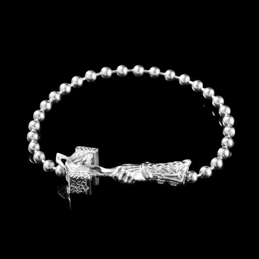 Thunder Hammer Chain Clasp Bracelet