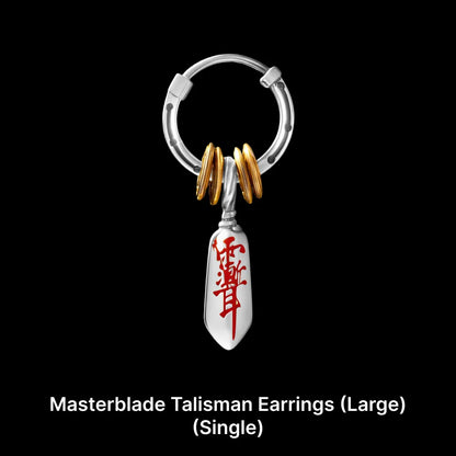 Masterblade Talisman Earrings (Large)