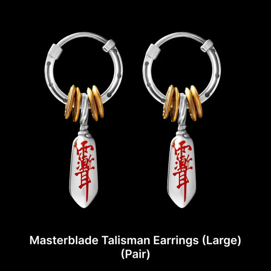 Masterblade Talisman Earrings (Large)