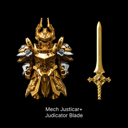 Silver With 18K Gold Mech Justicar Details 01