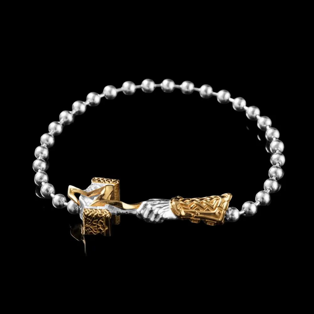 Thunder Hammer Chain Clasp Bracelet