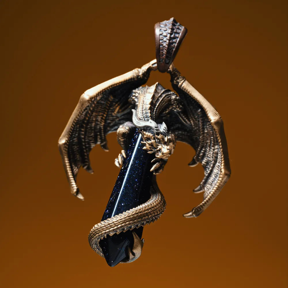 Skybound Dragon Pendant Details 02
