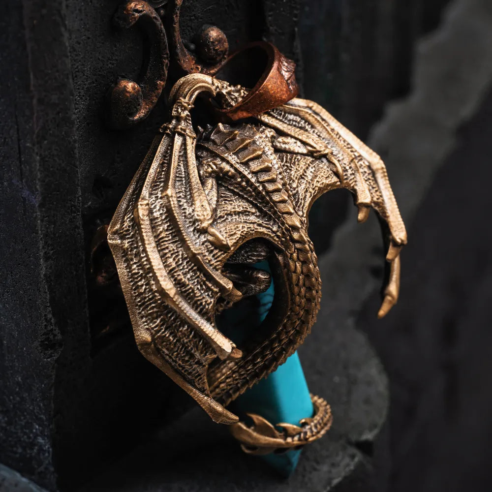 Skybound Dragon Pendant Details 06