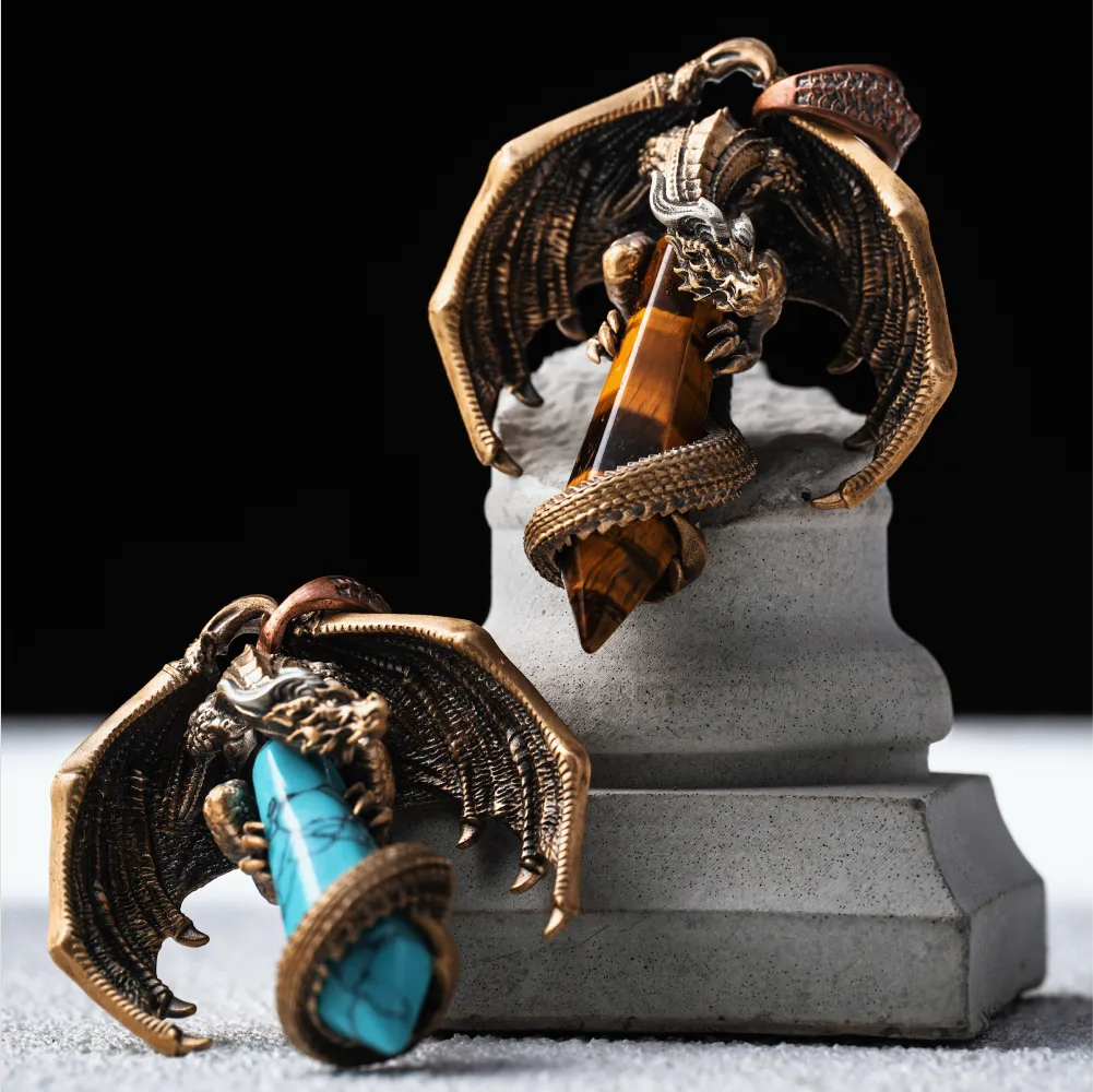 Skybound Dragon Pendant Details 09