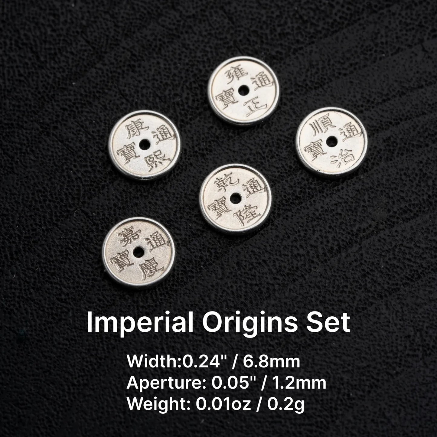 Five Emperors Coin Silver Spacer