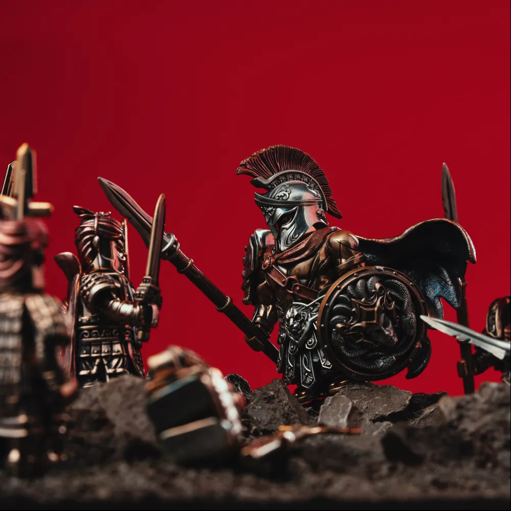 White Bronze & Brass & Copper Spatan Commander Details 08