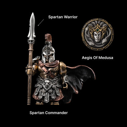 White Bronze & Brass & Copper Spatan Commander Option 2