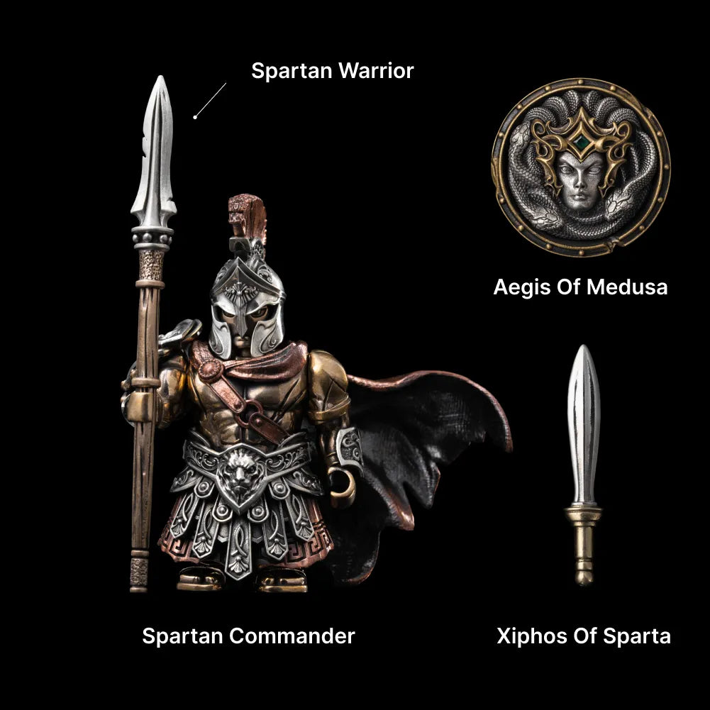 White Bronze & Brass & Copper Spatan Commander Option 3