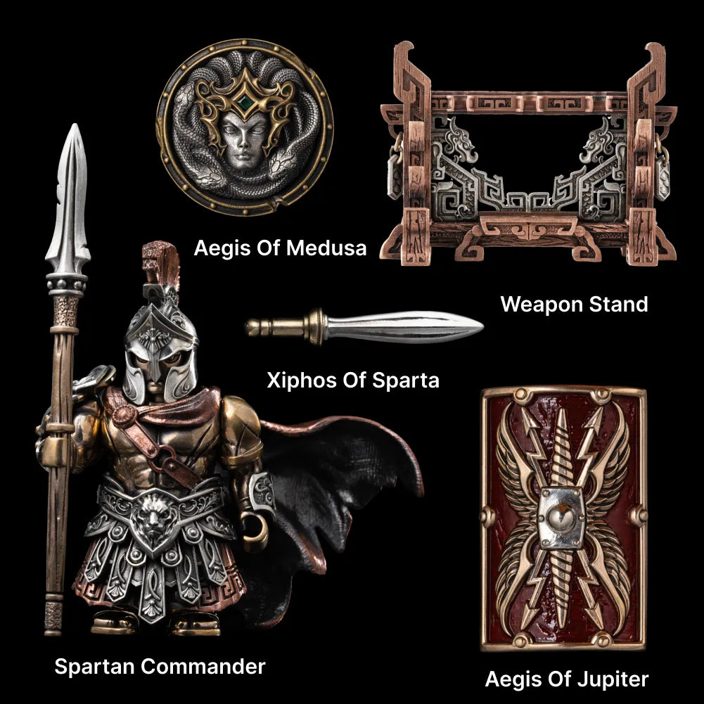 White Bronze & Brass & Copper Spatan Commander Option 5