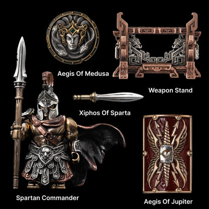 White Bronze & Brass & Copper Spatan Commander Option 5