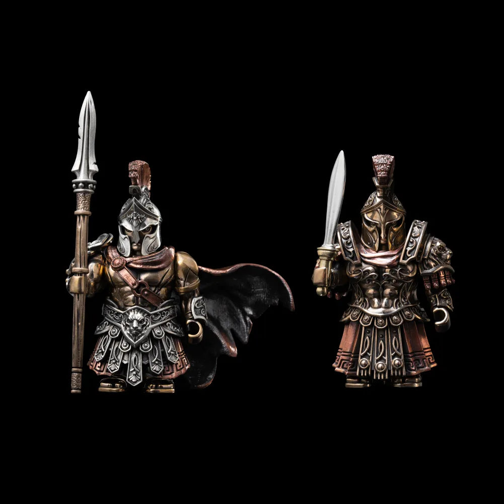 Spartan Warrior Toy Statue – Customizable Metal Gift – COPPERTIST.WU