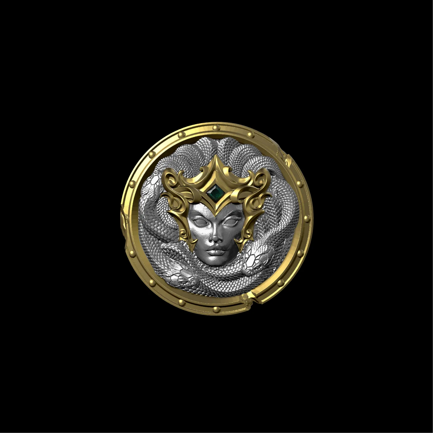 Spartan Dory 18K Gold With 18K White Gold Details 03 1