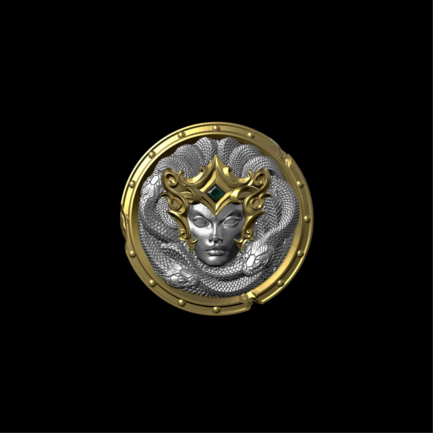 Spartan Dory 18K Gold With 18K White Gold Details 03 1