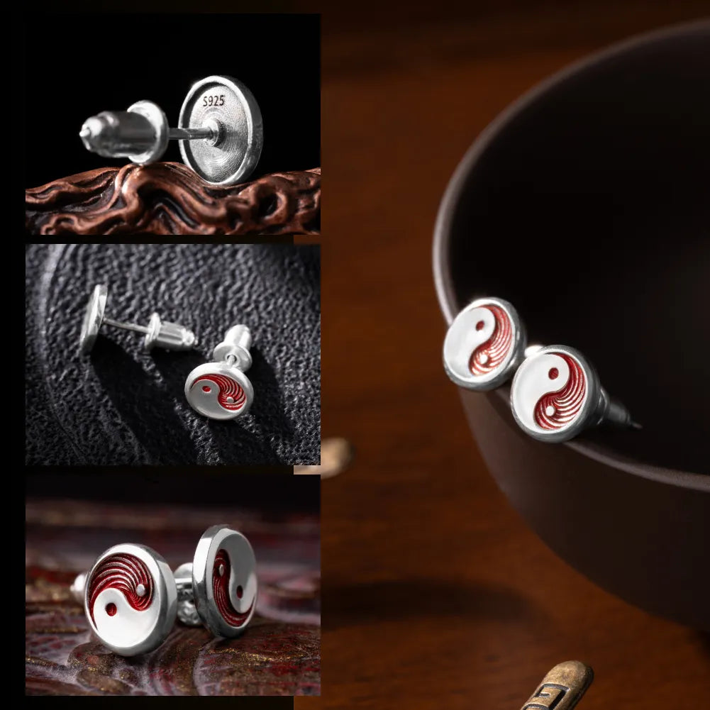 Taiji Stud Earrings Details 08