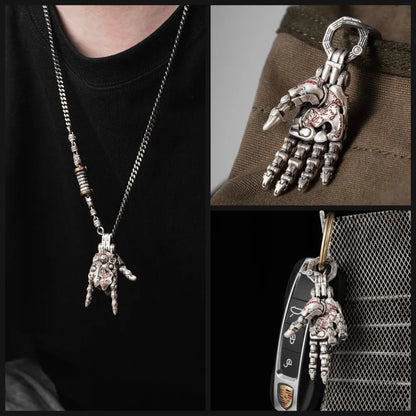 Taoist Mechanical Hand Pendant v80 details 07