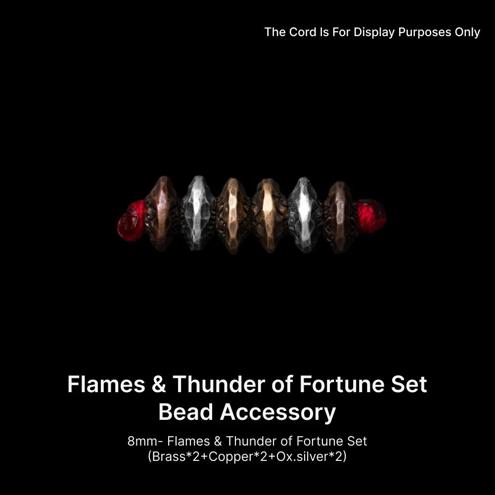 Taoist Silver Chip Spacer