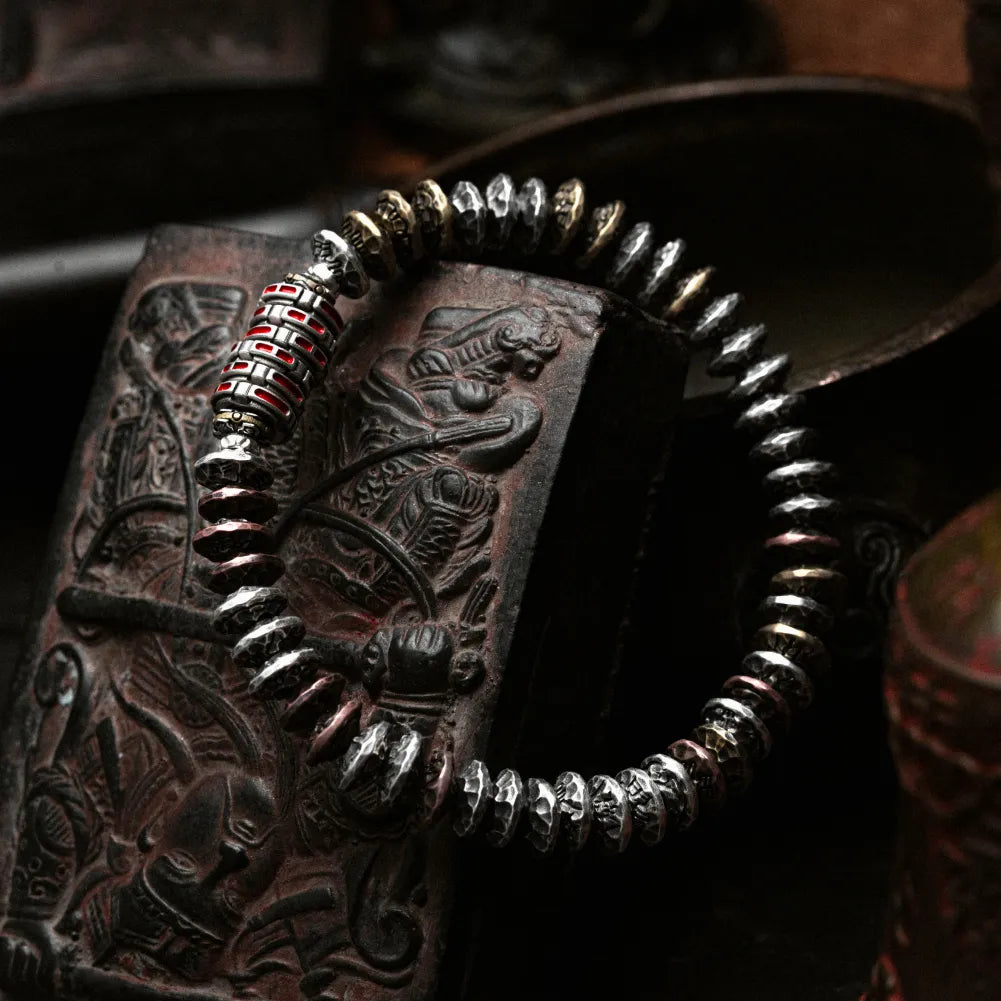 Taoist Silver Chip Spacer