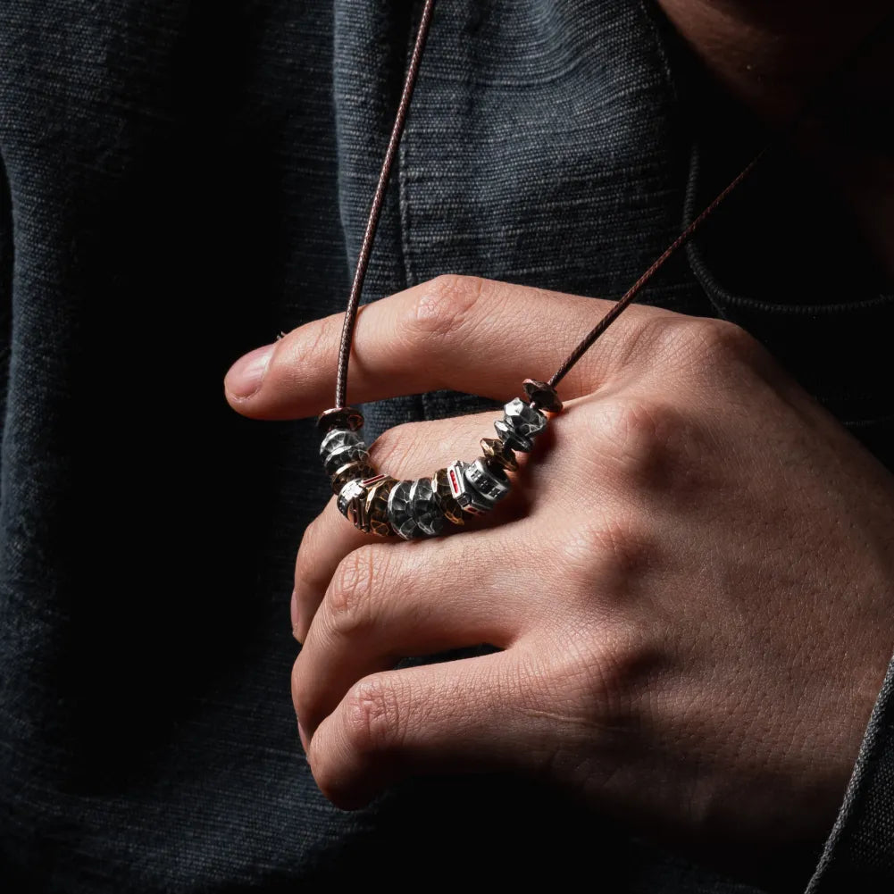 Taoist Silver Chip Spacer