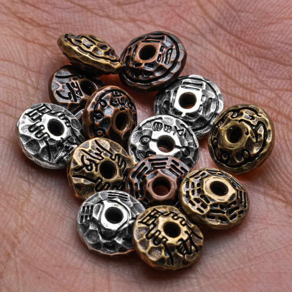 Taoist Silver Chip Spacer