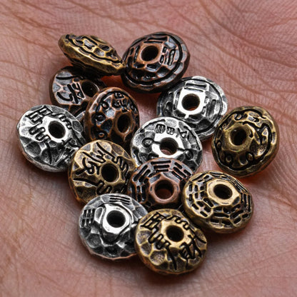 Taoist Silver Chip Spacer
