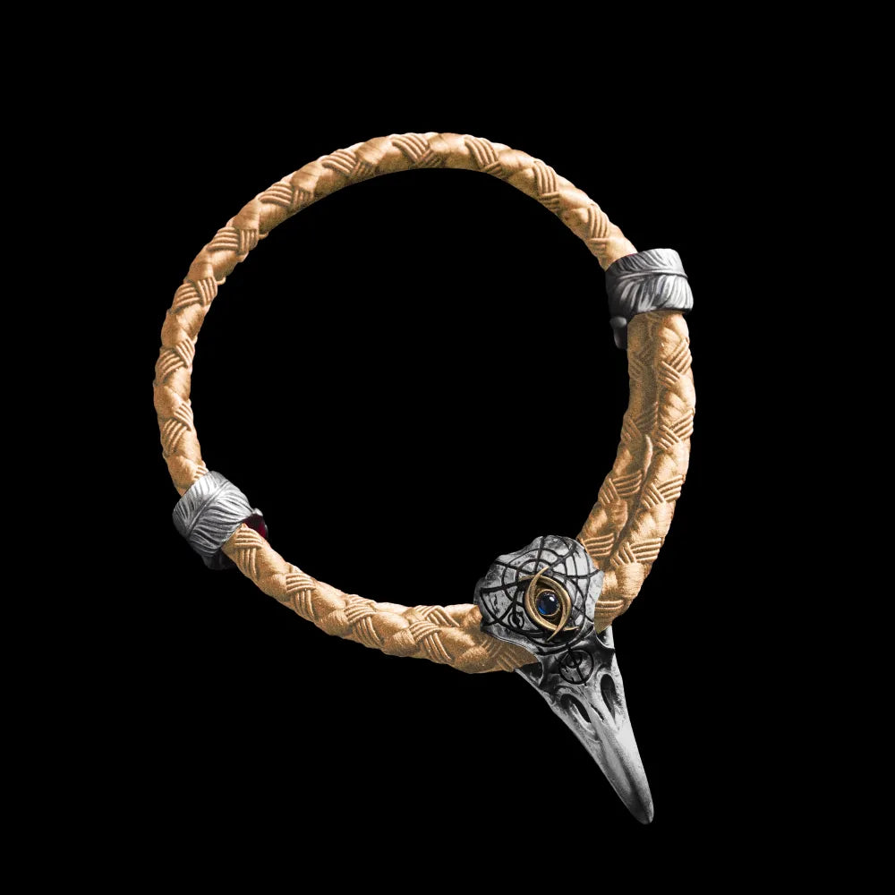 Three-Eyed Raven Rope Bracelet