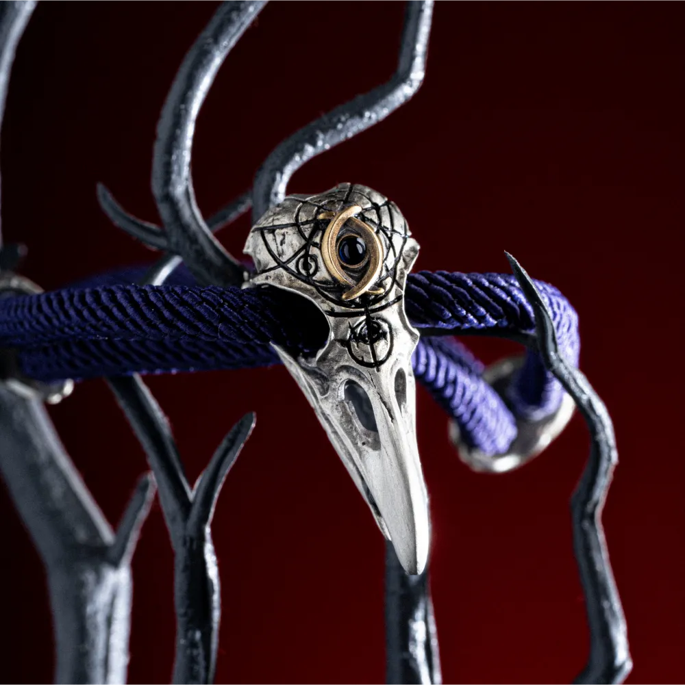 Three-Eyed Raven Rope Bracelet