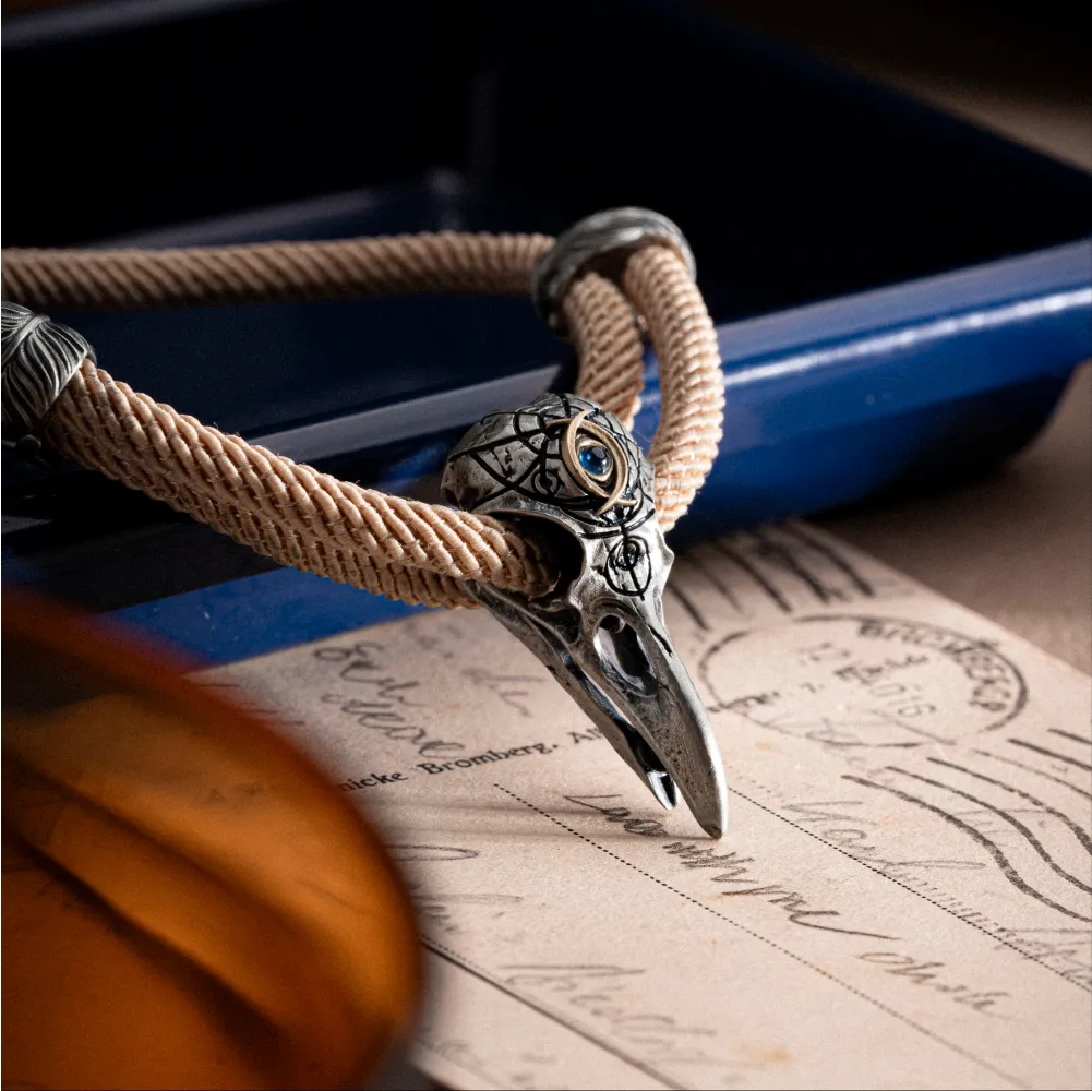 Three-Eyed Raven Rope Bracelet