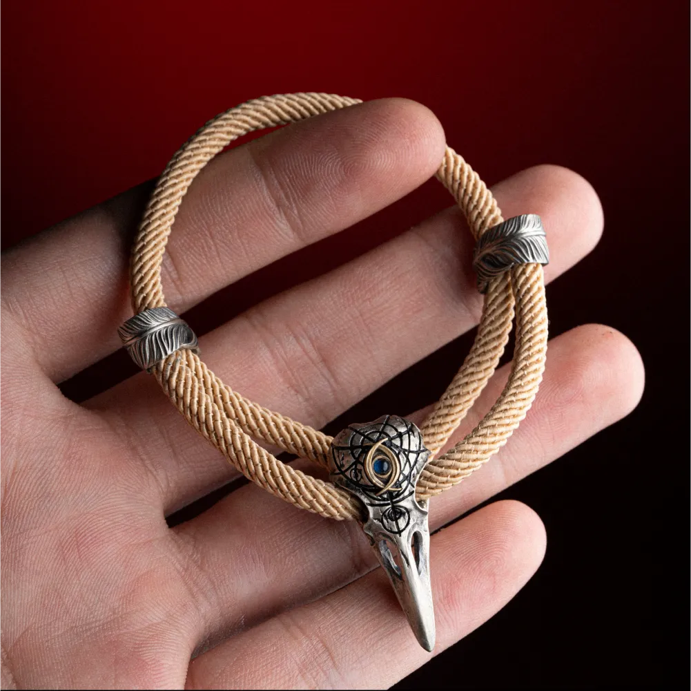 Three-Eyed Raven Rope Bracelet