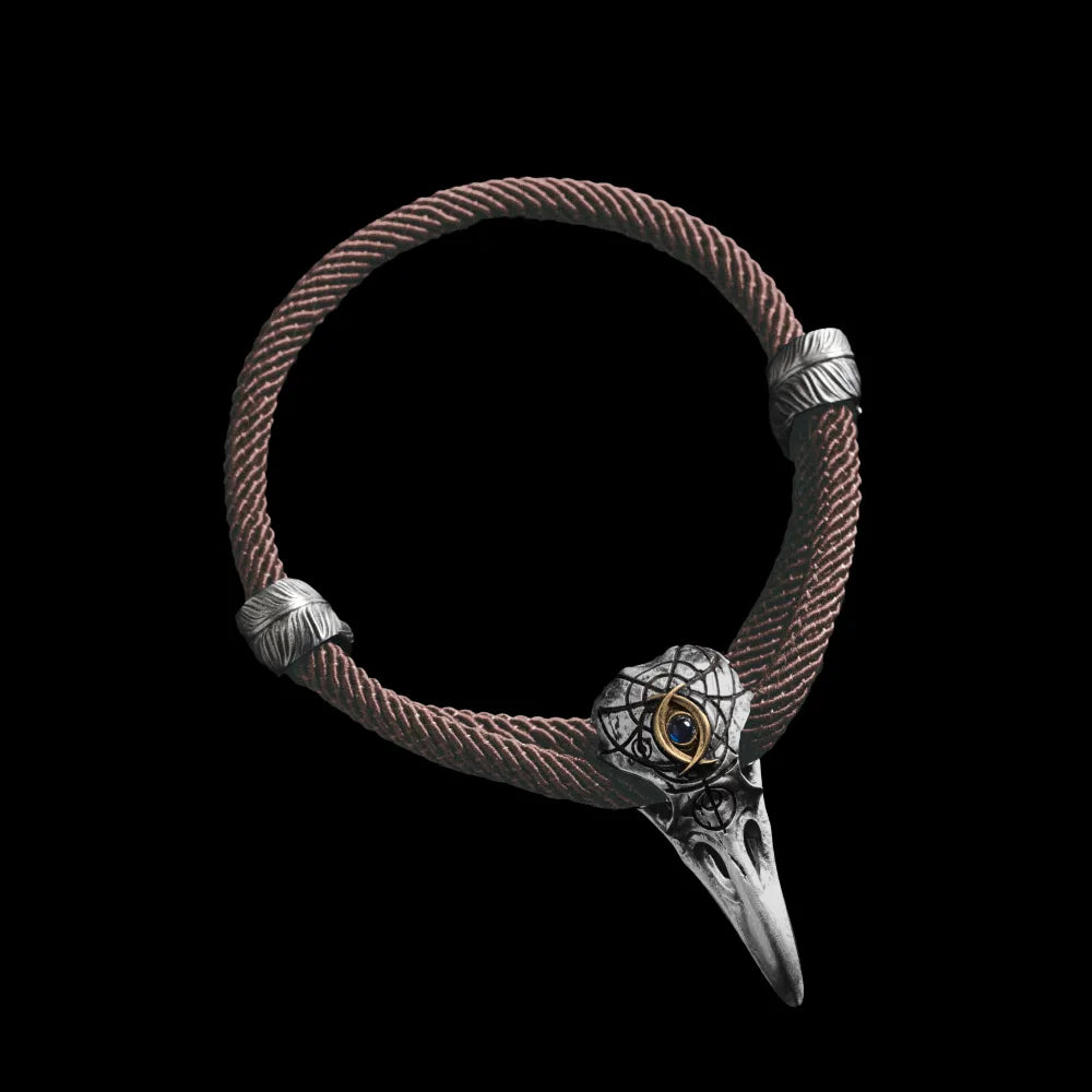 Three-Eyed Raven Rope Bracelet