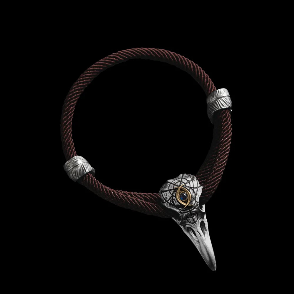 Three-Eyed Raven Rope Bracelet