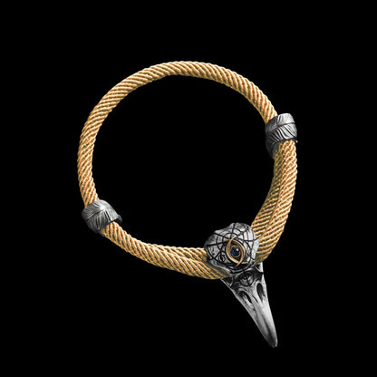 Three-Eyed Raven Rope Bracelet
