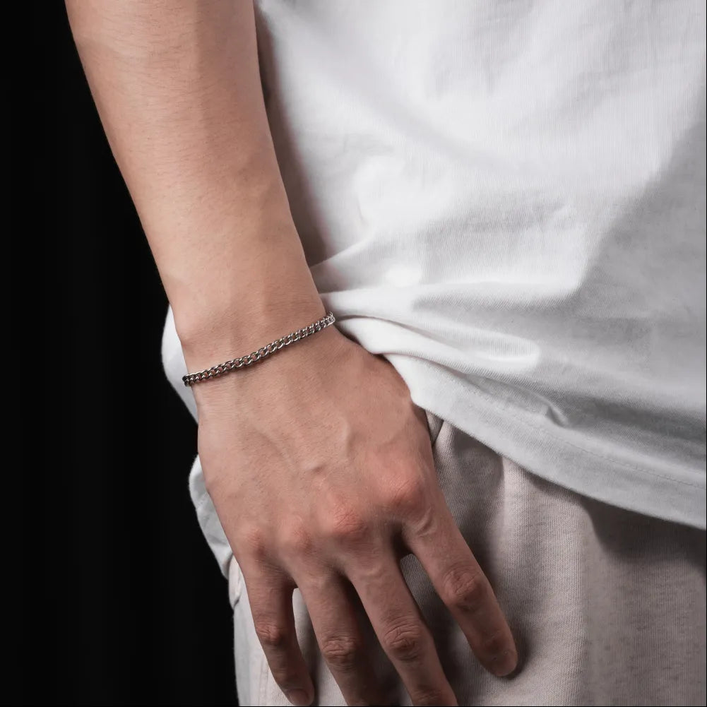 Titanium Steel Chain Bracelet Collection