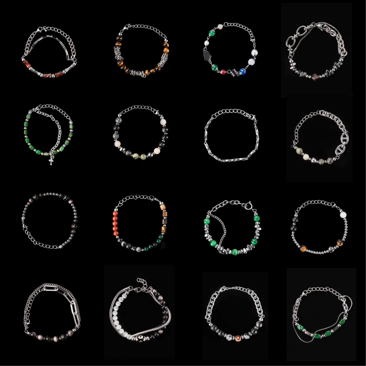 Titanium_Steel_Chain_Bracelet_Collection Details 01