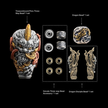 Treasurebound Pixiu Three Way Bead Option 05