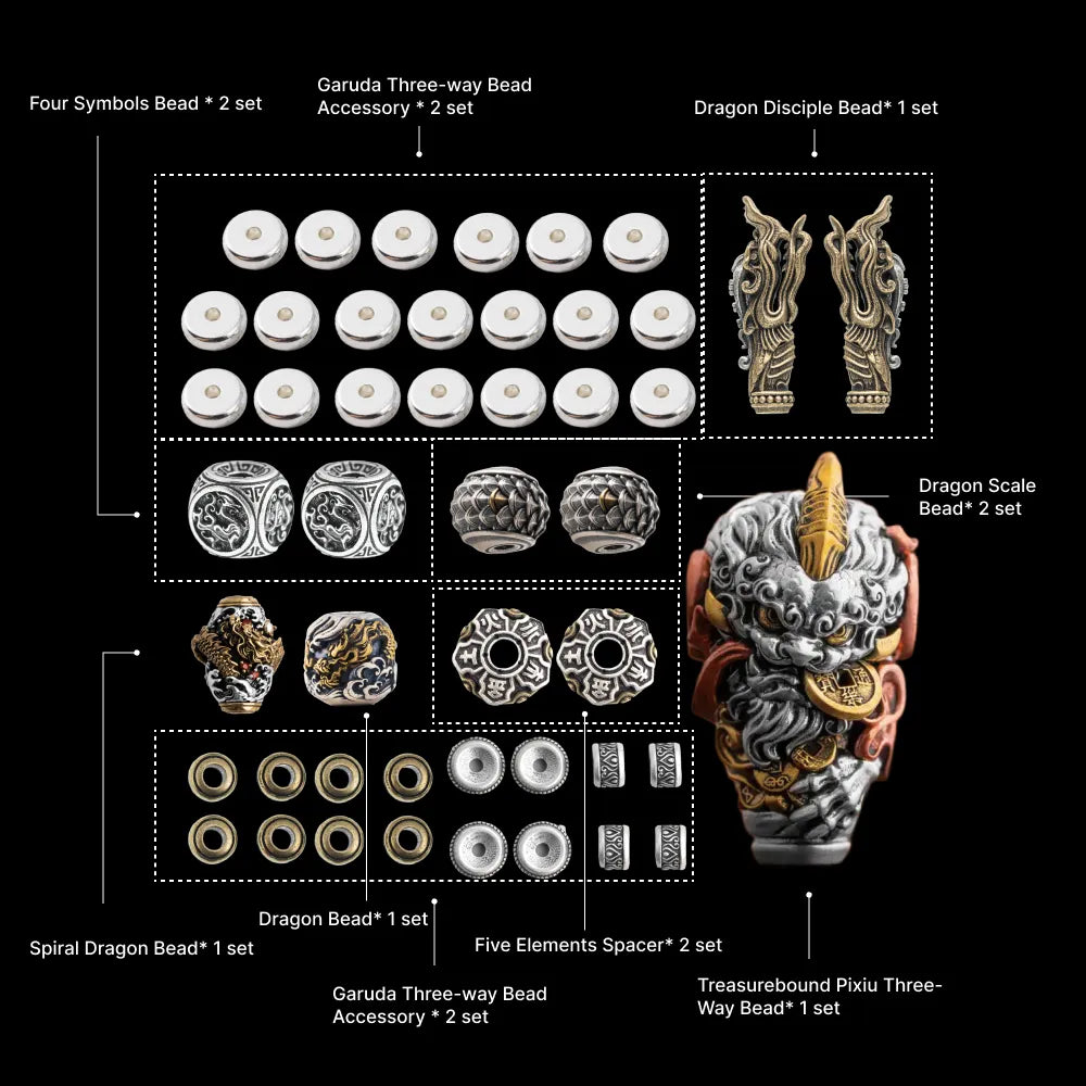 Treasurebound Pixiu Three Way Bead Option 10