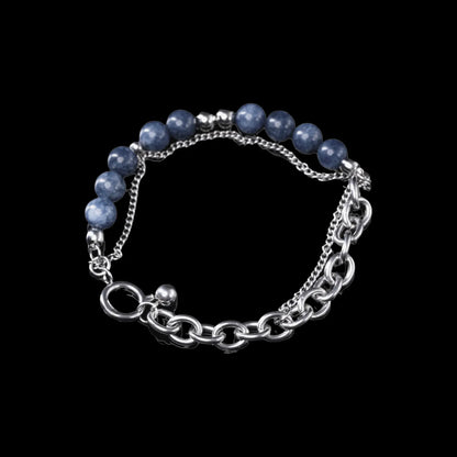 Titanium Steel Link Chain Bracelet Collection