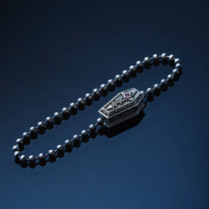 Vampire Coffin Ball Chain Details 01