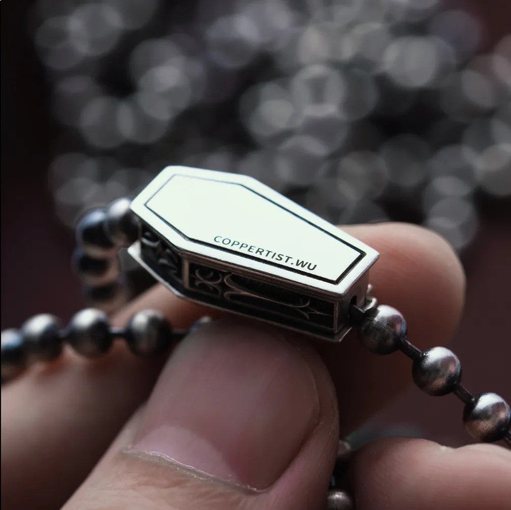 Vampire Coffin Ball Chain Details 05