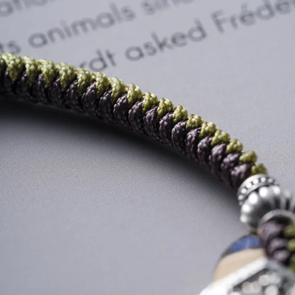 Vampire Coffin Braided Bracelet