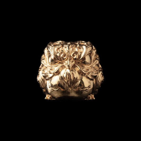 Gold Vermeil Vermilion Bird Figurine