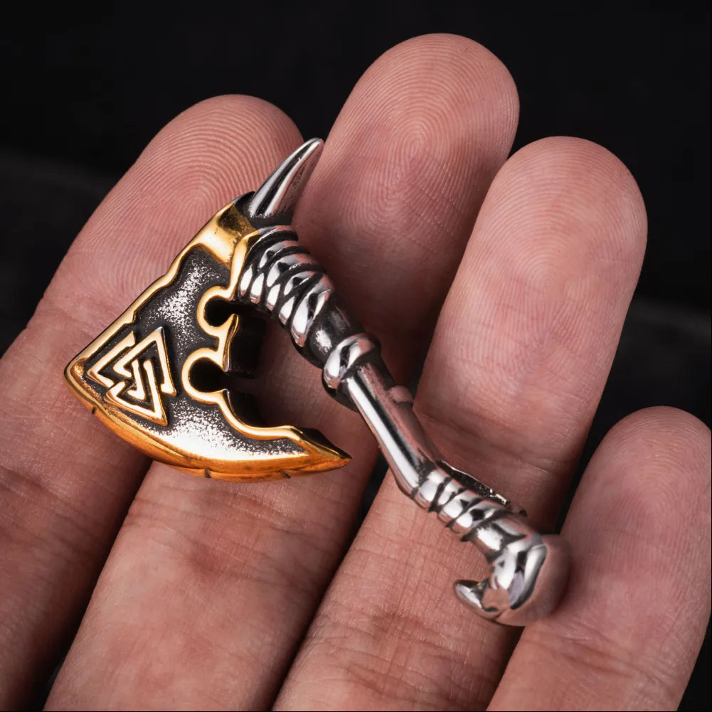 Viking Axe Pendant Details 03