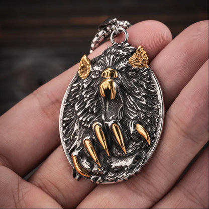 Viking Fury Bear Pendant Details 04