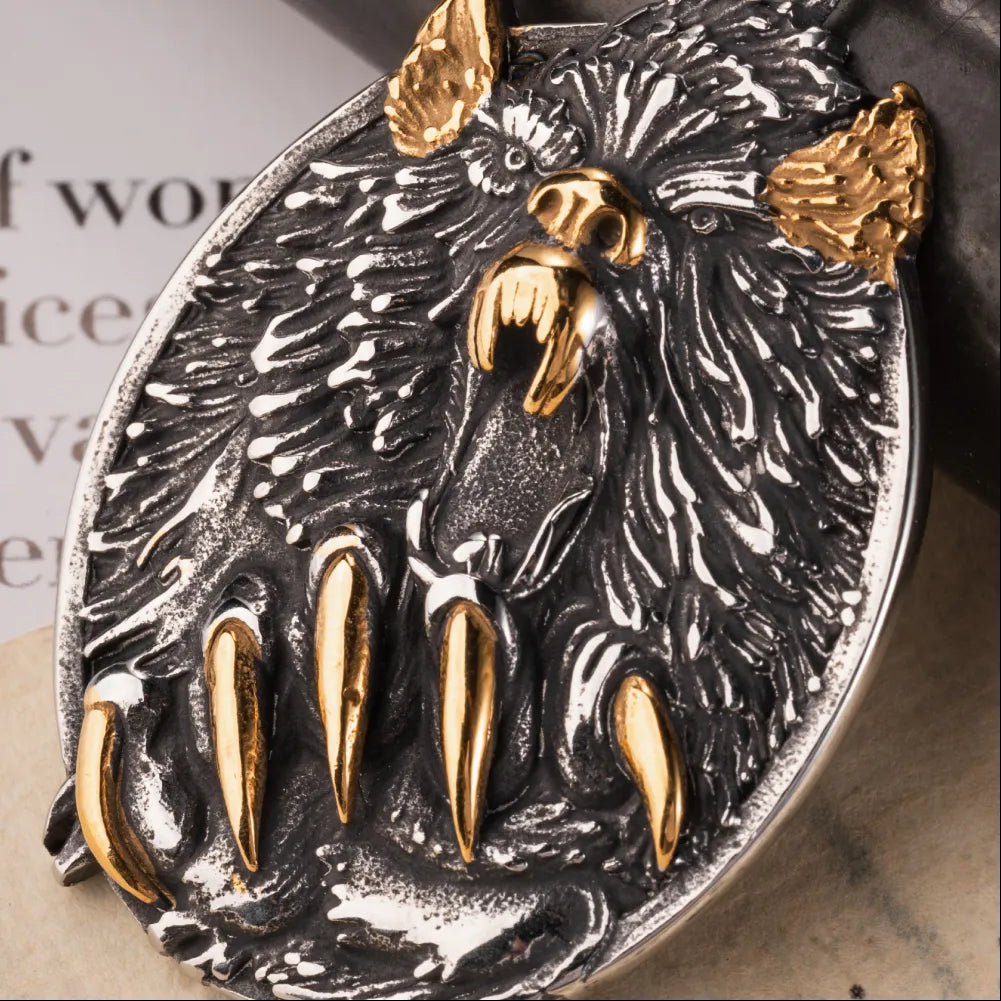 Viking Fury Bear Pendant Details 05
