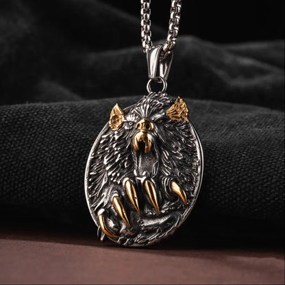 Viking Fury Bear Pendant Details 08