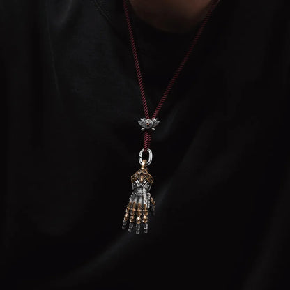 Viking Shield Sigil Rope Necklace
