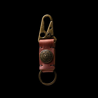 Vintage Petal Emblem Keychain